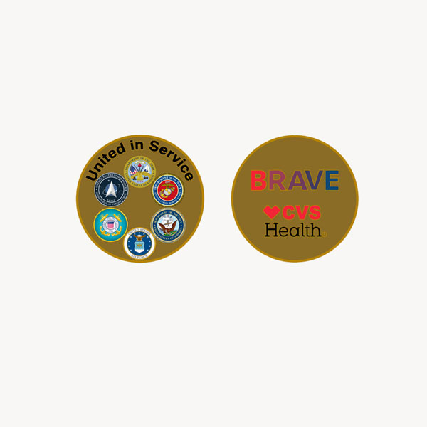 Main image of BRAVE Challenge Coin with Card