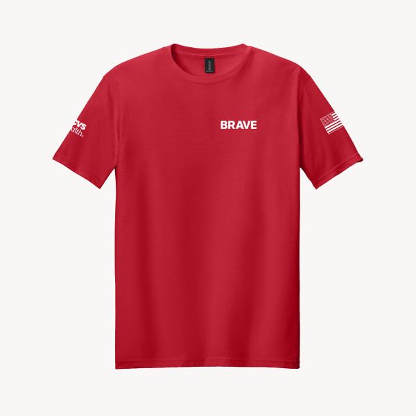 Main image of BRAVE Unisex T-Shirt - Red
