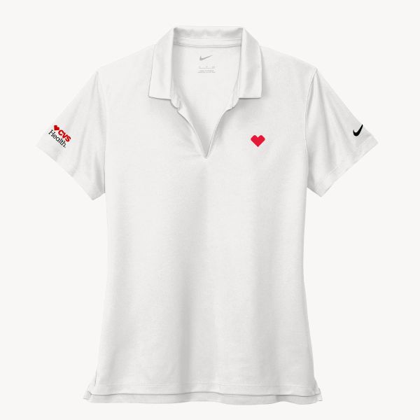 Main image of Women's Nike® Heart Polo- CVS Health, White