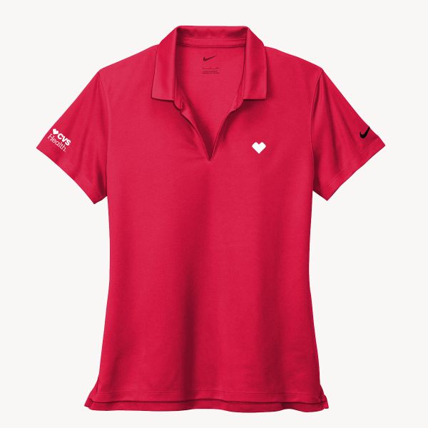 Main image of Women's Nike® Heart Polo- CVS Health, Red