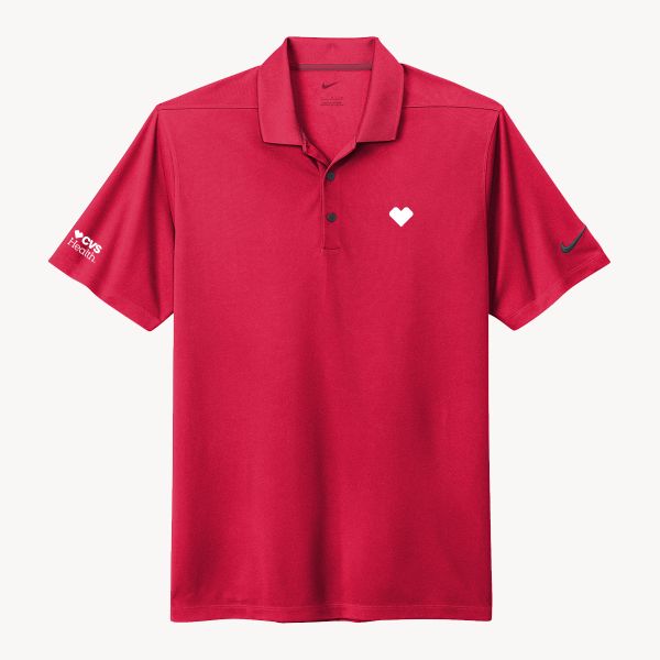 Main image of Men's Nike® Heart Polo- CVS Health, Red