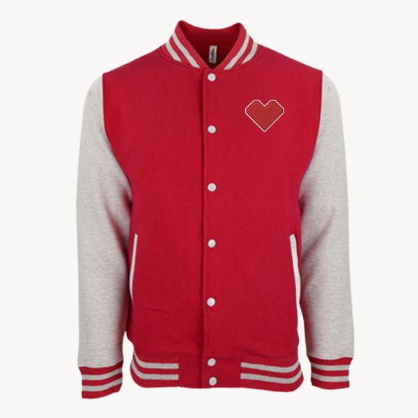 Main image of Unisex Varsity Jacket -  CVS Health, Red
