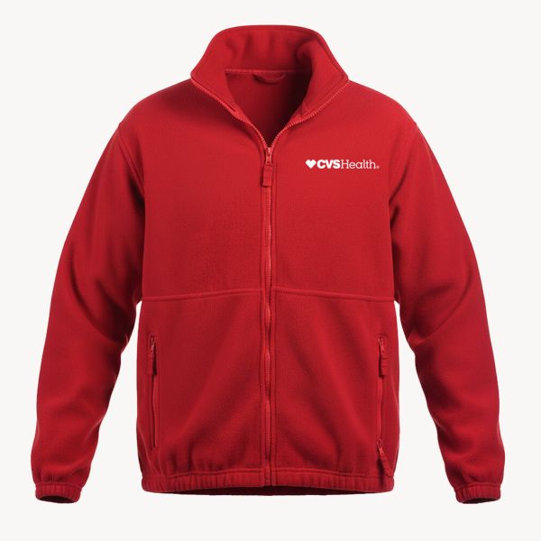 Main image of Unisex Fleece Jacket -  CVS Health, Red