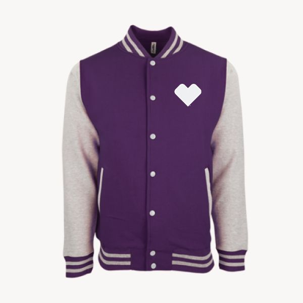 Main image of Varsity Jacket - Aetna, Purple