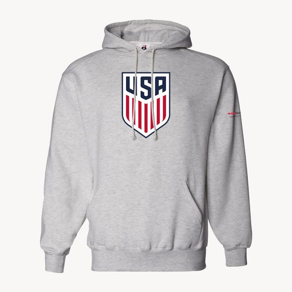 Main image of USSF Men's Badger Hoodie - Gray