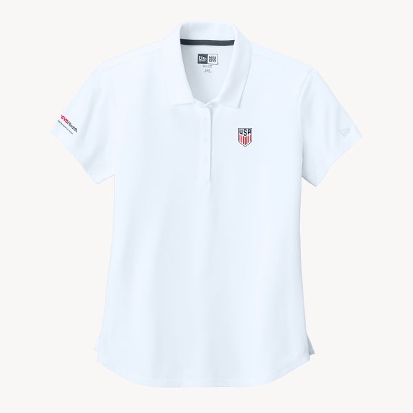 Main image of USSF New Era Women's Polo - White