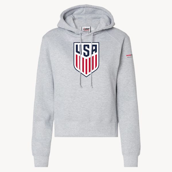Main image of USSF Women's Badger Hoodie - Gray