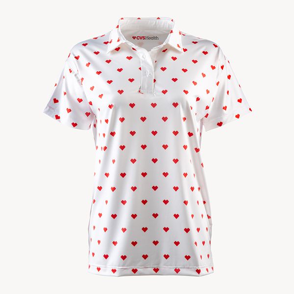 Main image of Heart Polo Women's - CVS Health