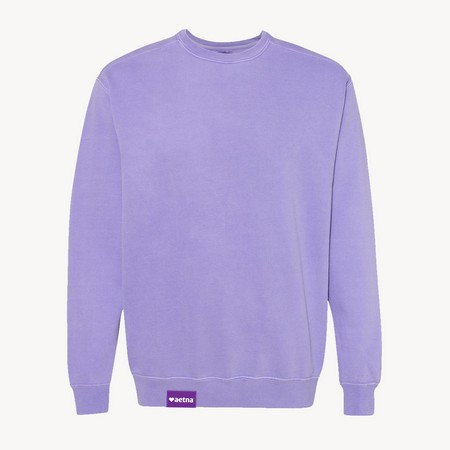 Unisex Crewneck Sweatshirt- Aetna, Purple