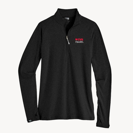 Women's Quarter Zip- CVS Health, Black