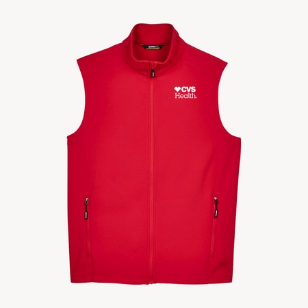 Men's Softshell Vest- CVS Health, Red