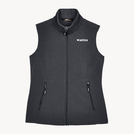 Women's Softshell Vest- Aetna, Grey
