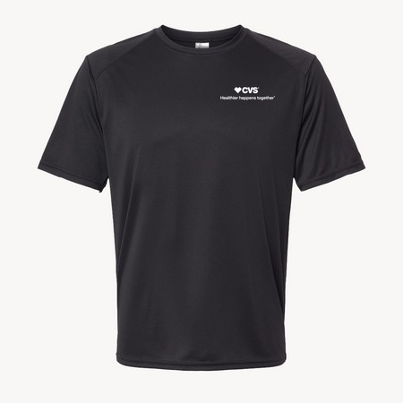 Men's Perfect Tee- CVS Healthier Happens Together, Black