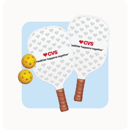 Pickleball Set- CVS Healthier Happens Together
