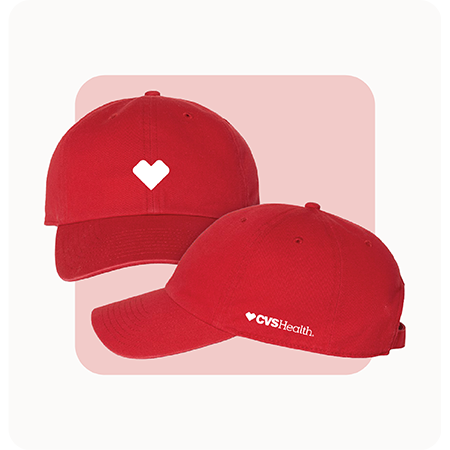 47 Brand Low Pro Cap- CVS Health, Red